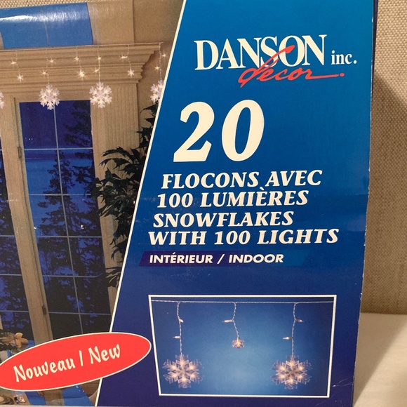 Danson Snowflakes With 100 Lights Indoor - Picture 2 of 7